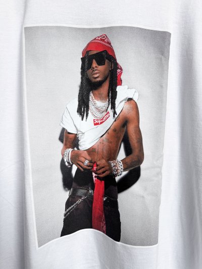 SUPREME PLAYBOI CARTI TEE FW25 WHITE [L]