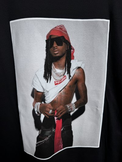 SUPREME PLAYBOI CARTI TEE FW25 BLACK [L]