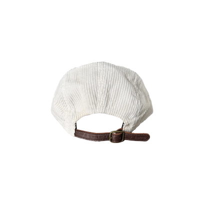 SUPREME CORDUROY CAMP CAP STONE WHITE FW24