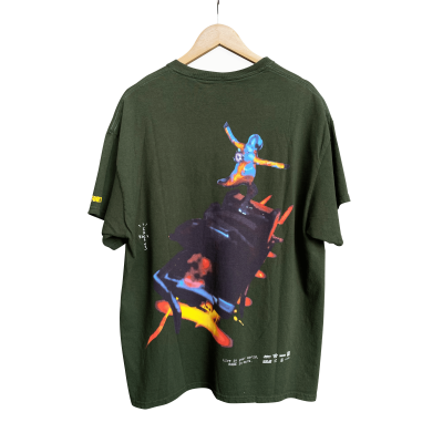 Travis Scott Astronomical Astrocyclone Tee Green [L}