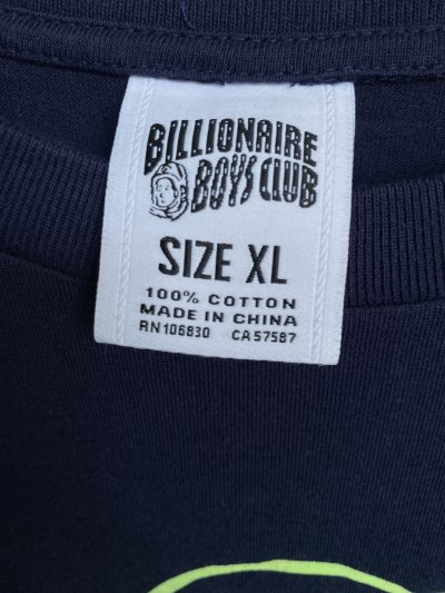 VTG BILLIONAIRE BOY CLUB BLUE NAVY TEE [XL]