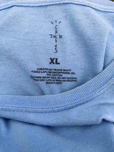 TRAVIS SCOTT ASTRO FORTNITE BLUE TEE [XL]