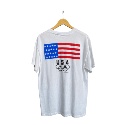 VTG LOONEY TOONS OLYMPIC USA TEE [L]