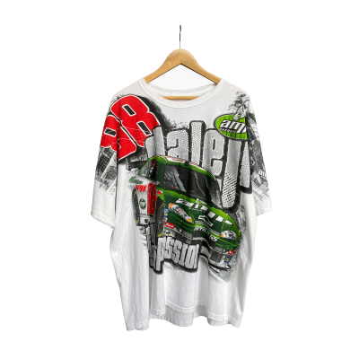 VTG NASCAR GREEN CAR OVP TEE [2XL]