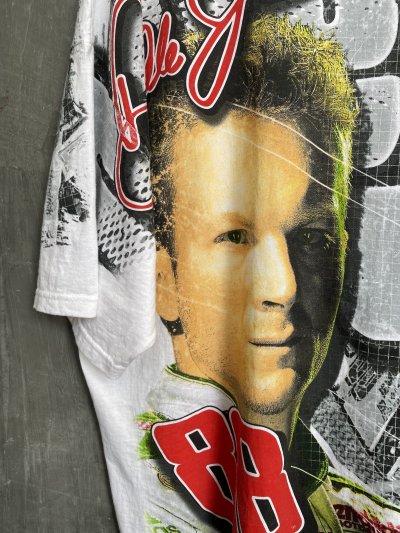 VTG NASCAR GREEN CAR OVP TEE [2XL]