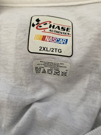 VTG NASCAR GREEN CAR OVP TEE [2XL]