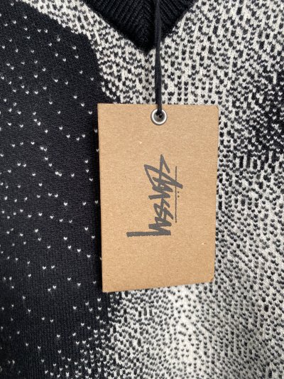 STUSSY PHOTO JACQUARD VEST [L]
