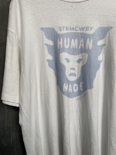 Human Made  STRMCWBY Face Light blue Logo Tee [2XL]