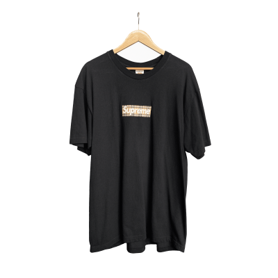 SUPREME BURBERRY BOX LOGO T-SHIRT [XL]