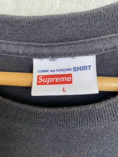 SUPREME CDG BOX LOGO T-SHIRT [L]