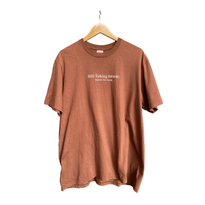 SUPREME STILL TALKING SHIT T-SHIRT [L]