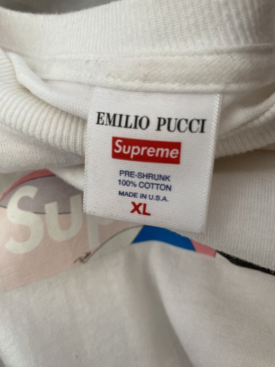 SUPREME EMILIO PUCCI SS21 COLOR BOX LOGO T-SHIRT [XL]