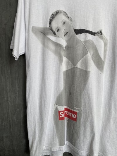 SUPREME 10TH ANNIVERSARY KATE MOSS SS04 T-SHIRT [L]