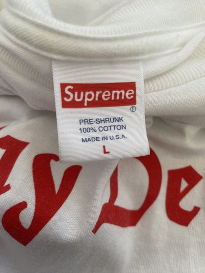 SUPREME PLAY DEAD T-SHIRT [L]