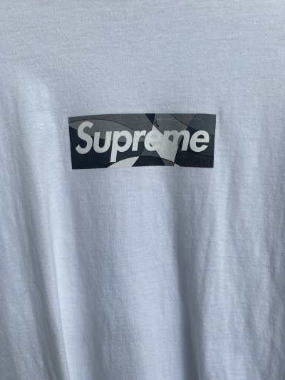 SUPREME EMILIO PUCCI BOX LOGO SS21 B&W T-SHIRT [L]