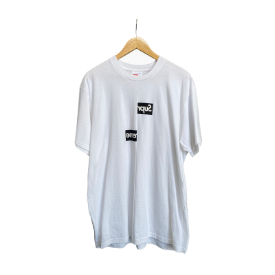 SUPREME CDG SPLIT BOX LOGO FW18 T-SHIRT [XL]