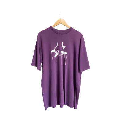 SUPREME GODFATHER PURPLE T-SHIRT [XL]