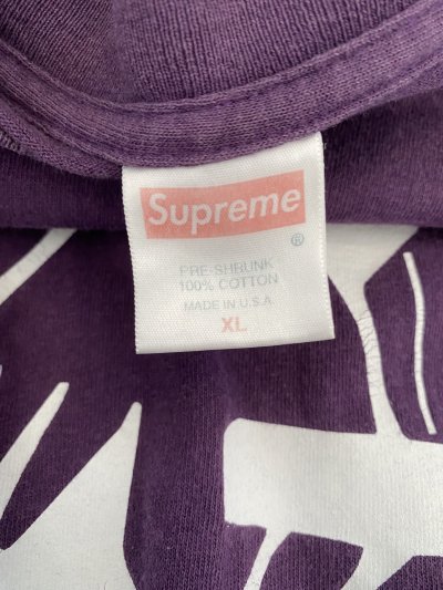 SUPREME GODFATHER PURPLE T-SHIRT [XL]