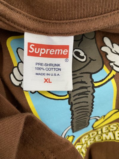 SUPREME BOLT SS23 BROWN T-SHIRT [XL]
