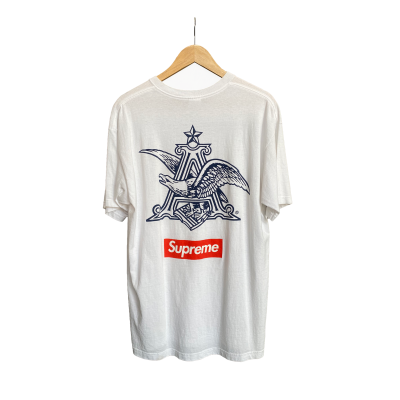 SUPREME X BUDWEISER LOGO SS09 T-SHIRT [XL]