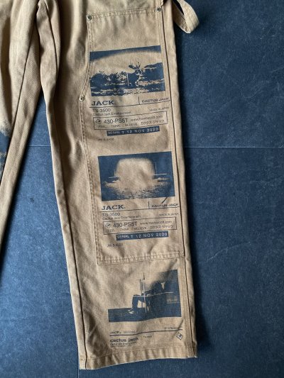 TRAVIS SCOTT PLAY STATION SYTEM WORK PANT [34"]