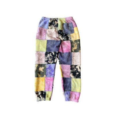 SUPREME PATCHWORK TIE DYE SS19 SWEATPANTS