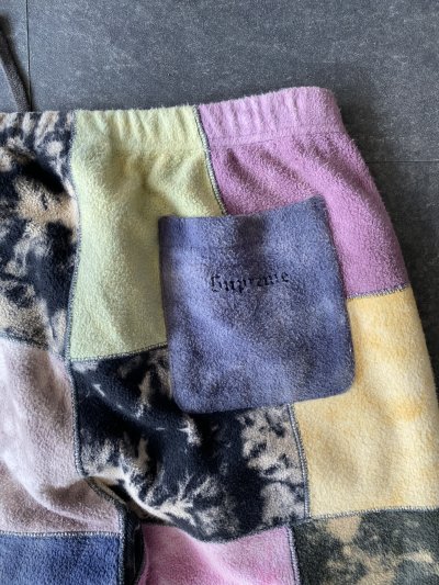 SUPREME PATCHWORK TIE DYE SS19 SWEATPANTS