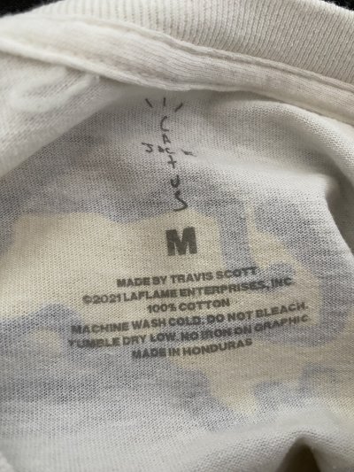 TRAVIS SCOTT CACTUS JACK + KAWS FRAGMENT SS21 TEE [M]