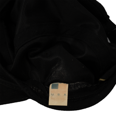 SUPREME MILITARY CAMP CAP BLACK 18FW