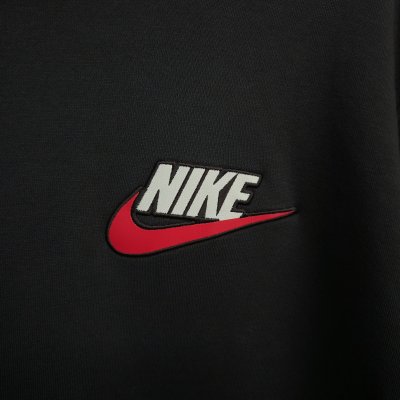 SUPREME NIKE CREWNECK BLACK FW18 [XL]