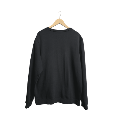 SUPREME NIKE CREWNECK BLACK FW18 [XL]