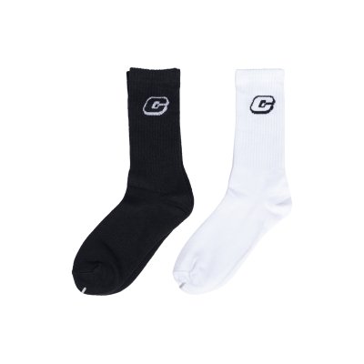 C Sock x2 (Black & White)