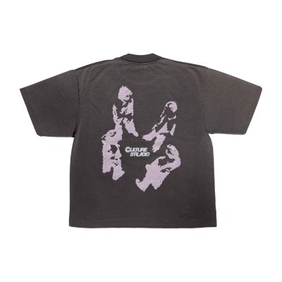 NC BASIC 4X4 BOXY TEE (BROWN FADED)