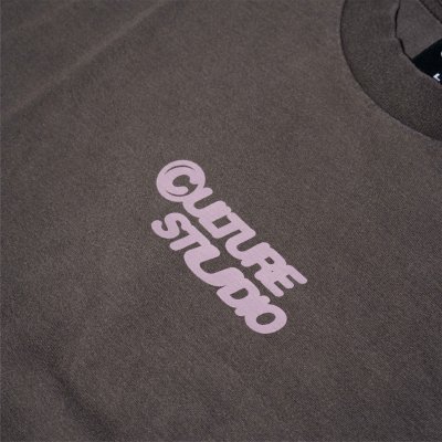 NC BASIC 4X4 BOXY TEE (BROWN FADED)