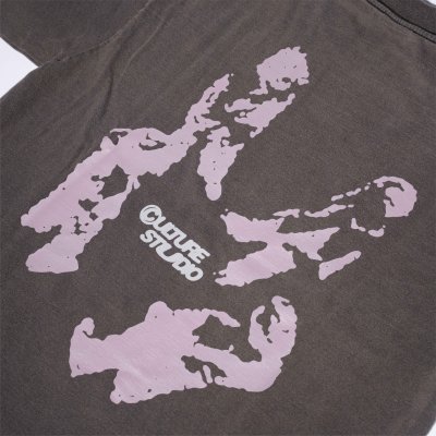 NC BASIC 4X4 BOXY TEE (BROWN FADED)