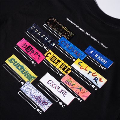 NC VERIFY COLOR BOXY TEE (BLACK)