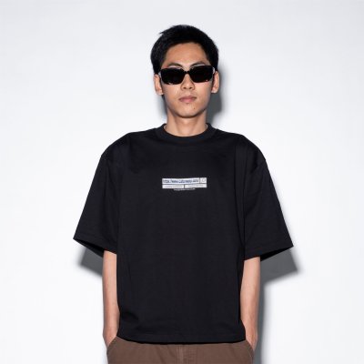 NC VERIFY COLOR BOXY TEE (BLACK)