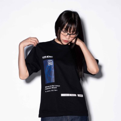 NC CONNECT WIZARD BOXY TEE (BLACK)