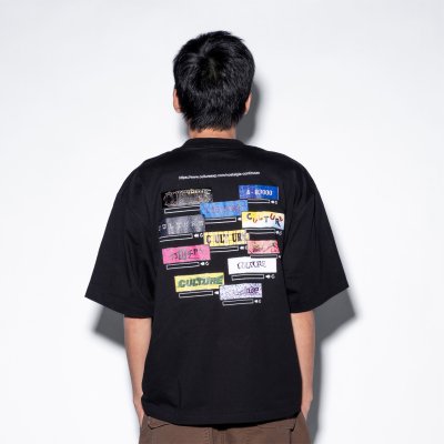 NC VERIFY COLOR BOXY TEE (BLACK)