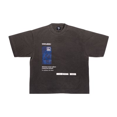 NC CONNECT WIZARD BOXY TEE (BROWN FADED)