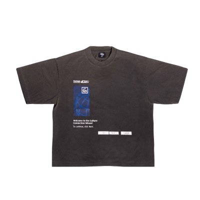 NC CONNECT WIZARD BOXY TEE (BROWN FADED)