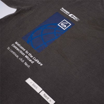 NC CONNECT WIZARD BOXY TEE (BROWN FADED)