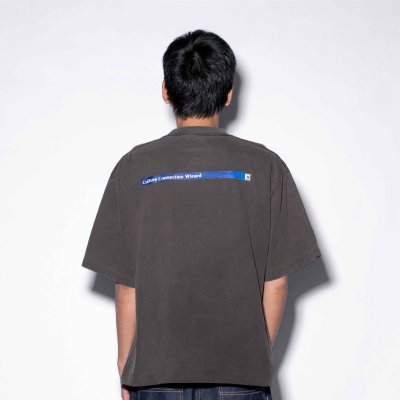 NC CONNECT WIZARD BOXY TEE (BROWN FADED)