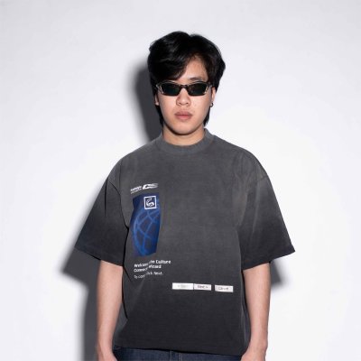 NC CONNECT WIZARD BOXY TEE (SUN FADED)