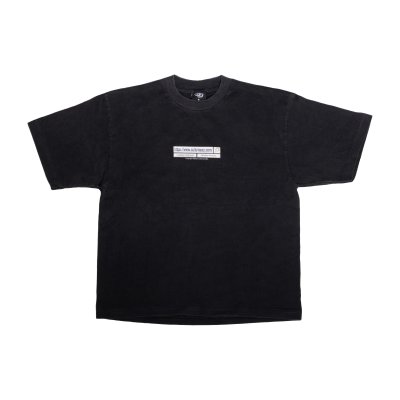 NC VERIFY COLOR BOXY TEE (BLACK FADED)