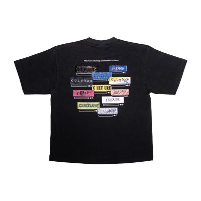 NC VERIFY COLOR BOXY TEE (BLACK FADED)