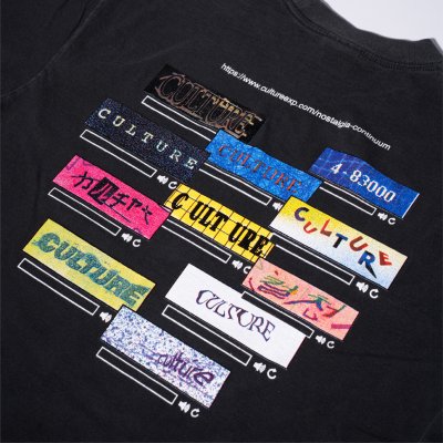 NC VERIFY COLOR BOXY TEE (BLACK FADED)