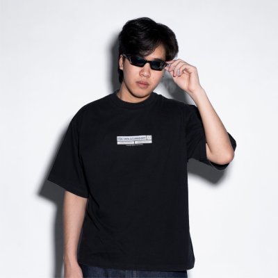 NC VERIFY COLOR BOXY TEE (BLACK FADED)