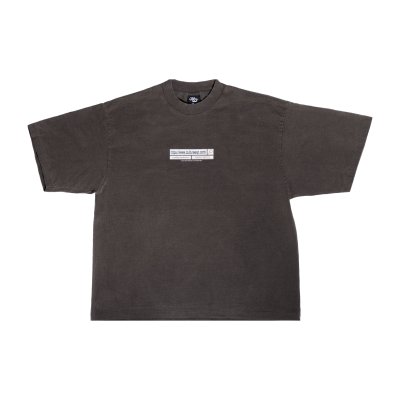 NC VERIFY COLOR BOXY TEE (BROWN FADED)