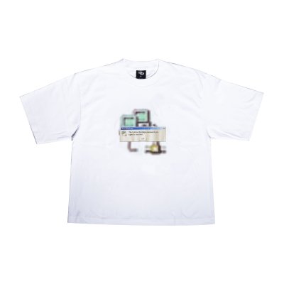 NC DIAL-UP CONNECT BOXY TEE (WHITE)
